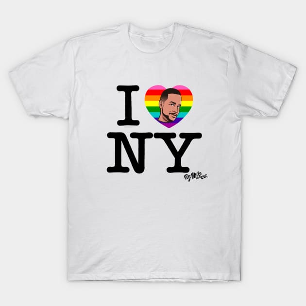 DJ Mike Marquez Pride (Black) T-Shirt by DJ Mike Marquez